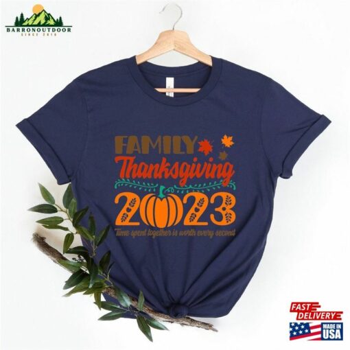 2023 Family Thanksgiving Shirt Matching Happy Hoodie Classic