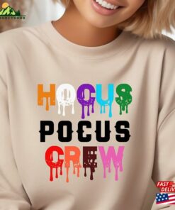 2023 Halloween Hocus Pocus Crew Sweatshirt Witches Shirt Party Unisex