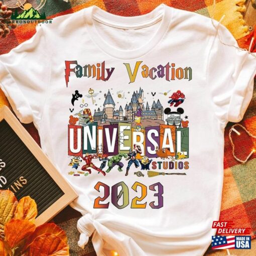 2023 Halloween Super Heroes Custom Universal Family Shirt Vacation Shirts Personalized Matching Dt219 Classic Hoodie