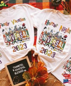 2023 Halloween Super Heroes Custom Universal Family Shirt Vacation Shirts Personalized Matching Dt219 Classic Hoodie