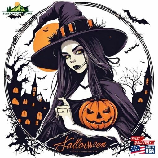 2023 Halloween Unique Gift For Her Town T-Shirt Png Hoodie