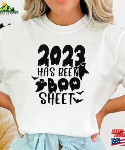 2023 Has Been Boo Sheet Shirt Spooky Season Outfit Funny Halloween Tee T-Shirt Classic