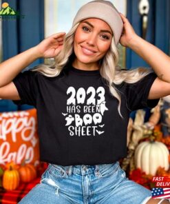 2023 Has Been Boo Sheet Shirt Spooky Season Outfit Funny Halloween Tee T-Shirt Classic