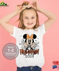 2023 Minnie Mouse Mickey Happy Halloween Kids Disney Shirt Oogie Boogie Bash Unisex Classic