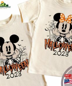 2023 Minnie Mouse Mickey Happy Halloween Kids Disney Shirt Oogie Boogie Bash Unisex Classic