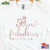 50Th Birthday Tshirt Gift For Women Custom Party Shirt 2023 T-Shirt Classic