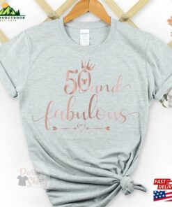 50Th Birthday Tshirt Gift For Women Custom Party Shirt 2023 T-Shirt Classic