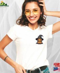 Adorable Pumpkin T-Shirt Minimal Halloween T Shirt Hoodie Unisex