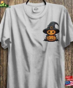 Adorable Pumpkin T-Shirt Minimal Halloween T Shirt Hoodie Unisex