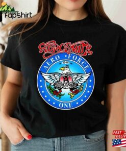 Aerosmith Aero Force One Music Band Retro Unisex T-Shirt Hard Rock Lovers Clothing Vintage 90’S Apparel Classic Hoodie