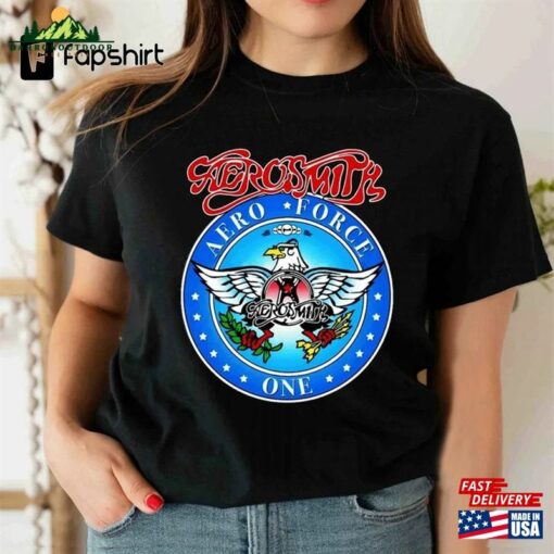 Aerosmith Aero Force One Music Band Retro Unisex T-Shirt Hard Rock Lovers Clothing Vintage 90’S Apparel Classic Hoodie