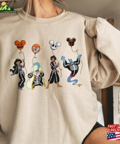 Aladdin Skeleton Balloon Mickey Halloween Mummy Costume T-Shirt Hoodie