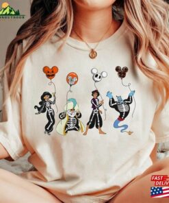 Aladdin Skeleton Balloon Mickey Halloween Mummy Costume T Shirt Hoodie 4