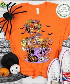 Alice In Wonderland Halloween Shirt Tea Cup Mickey Balloon T Shirt Sweatshirt 3