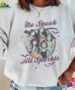 Ariel Snow White Disney Princesses Halloween No Spook All Sparkle Team Vintage Comfort Colors T-Shirt Hoodie