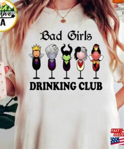 Bad Girls Drinking Club T-Shirt Disney Villains Shirts Epcot Food And Wine Festival 2023 Shirt Classic