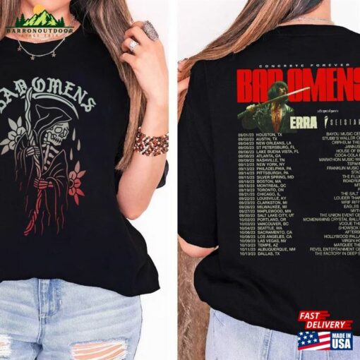 Bad Omens The Concrete Forever Tour 2023 T-Shirt Concert Shirt Unisex Classic