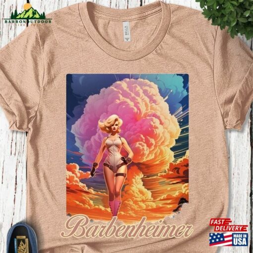 Barbenheimer Shirt The Destroyer Of World Tee Pink T-Shirt Unisex Classic