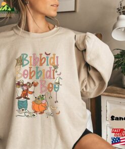 Bibbidi Bobbidi Boo Halloween Hoodie Retro Jaq And Gus T-Shirt Pumpkin Sweatshirt