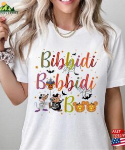 Bibbidi Bobbidi Boo Halloween Shirt Jaq And Gus Disney Cinderrella T-Shirt Unisex