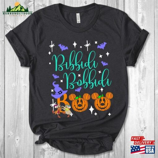 Bibbidi Bobbidi Boo Halloween Shirt Jaq And Gus Disney Classic T-Shirt