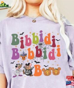 Bibbidi Bobbidi Boo Halloween Shirt Jaq And Gus Mickey Pumpkin Hoodie T-Shirt