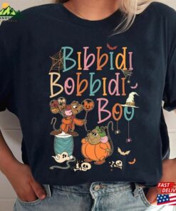 Bibbidi Bobbidi Boo Halloween Shirt Jaq And Gus Pumpkin Hoodie Sweatshirt