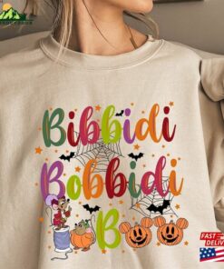 Bibbidi Bobbidi Boo Halloween Shirt Jaq And Gus Sweatshirt Disney Cinderrella Hoodie Unisex