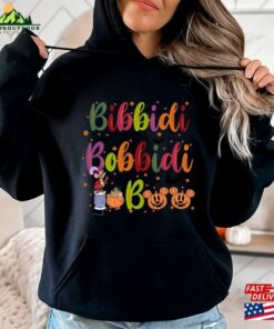 Bibbidi Bobbidi Boo Halloween Shirt Jaq And Gus Sweatshirt Disney Cinderrella Hoodie Unisex