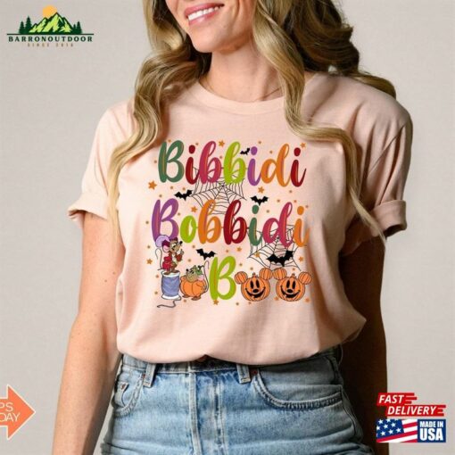 Bibbidi Bobbidi Boo Halloween Shirt Mickey Pumpkin Sweatshirt Classic