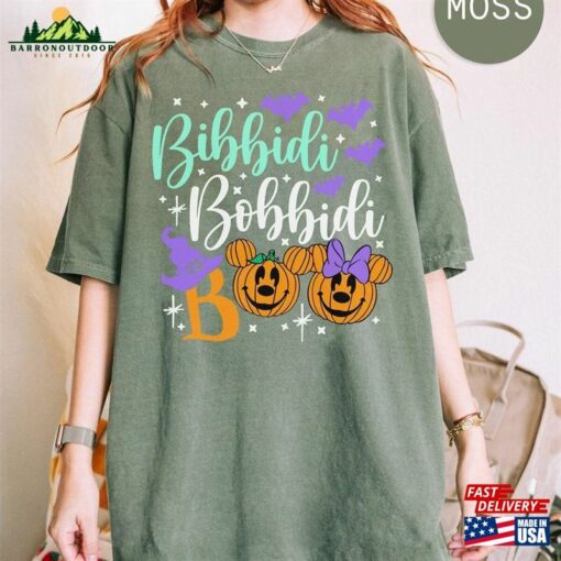Bippidi Bobbidi Boo Halloween Shirt Pumpkins Comfort Colors Disney Spooky Sweatshirt Unisex T-Shirt