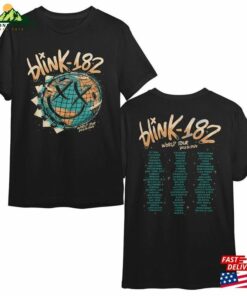 Blink 182 Smiley World Tour 2023 24 T-Shirt Sweatshirt Classic