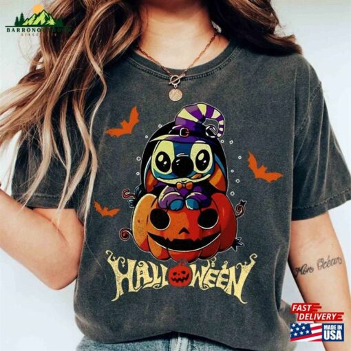 Blue Monster Witch Halloween Pumpkin Shirt Animal T-Shirt 2023 Classic Hoodie