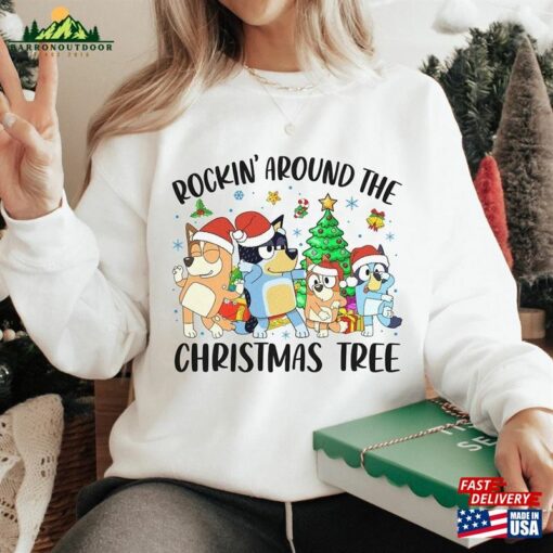 Bluey And Bingo Family Merry Christmas 2023 Shirt Sweatshirt Classic