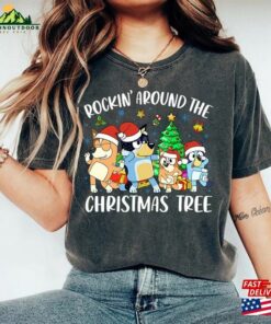 Bluey And Bingo Family Merry Christmas 2023 Shirt Sweatshirt Unisex