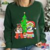 Bluey And Bingo Family Merry Christmas 2023 Tee Kids Shirt Hoodie Unisex