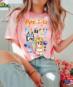 Bluey And Bingo Halloween Comfort Colors® Shirt Queen 2023 Hoodie Sweatshirt