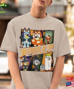 Bluey And Friends Halloween 2023 Shirt Co Est 2018 Tee Classic T Shirt 4