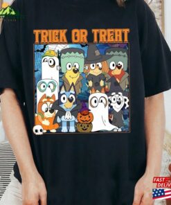 Bluey And Friends Halloween 2023 Trick Or Treat Comfort Colors® Shirt Clothes Sweatshirt Hoodie