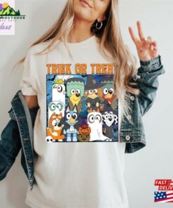 Bluey And Friends Halloween 2023 Trick Or Treat Comfort Colors(r) Shirt Clothes Sweatshirt Hoodie 3