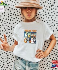 Bluey And Friends Halloween 2023 Trick Or Treat Comfort Colors(r) Shirt Clothes Sweatshirt Hoodie 4