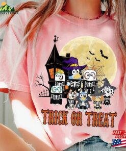 Bluey Family And Friends Halloween 2023 Trick Or Treat Comfort Colors® Shirt Clothes Unisex Classic Bluey Family And Friends Halloween 2023 Trick Or Treat Comfort Colors® Shirt Clothes Unisex Classic