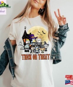 Bluey Family And Friends Halloween 2023 Trick Or Treat Comfort Colors® Shirt Clothes Unisex Classic