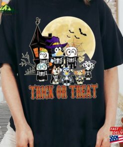Bluey Family And Friends Halloween 2023 Trick Or Treat Comfort Colors® Shirt Clothes Unisex Classic 2 Bluey Family And Friends Halloween 2023 Trick Or Treat Comfort Colors(r) Shirt Clothes Unisex Classic 3