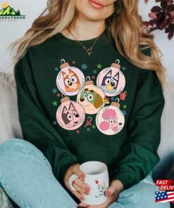 Bluey Family Christmas Blue Dog Shirt Hoodie Classic 2 Bluey Family Christmas Blue Dog Shirt Hoodie Classic 3