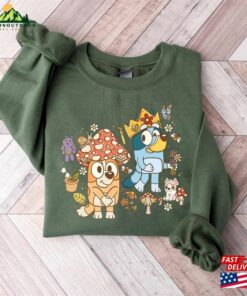 Bluey Mushroom World Shirt Bingo King T-Shirt Unisex