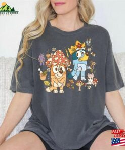 Bluey Mushroom World Shirt Bingo King Unisex Hoodie