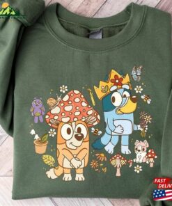 Bluey Mushroom World Shirt Bingo King Unisex Sweatshirt