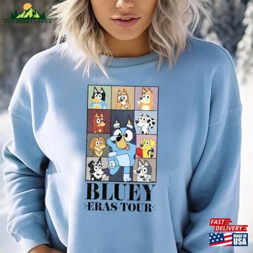 Bluey The Eras Tour Sweatshirt Muffin Madness Family Shirts Unisex