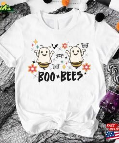 Boo Bees Halloween Shirt Funny Ghost Tee Spooky Season Hoodie Sweatshirt 3